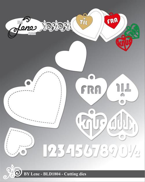 By Lene dies Til og fra Største 6,2x5,5cm